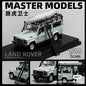 Voiture miniature moulée sous pression Master 1:64 Land Rover Defender 110 - Jouets pour loisirs - Cadeaux de collection avec accessoires 