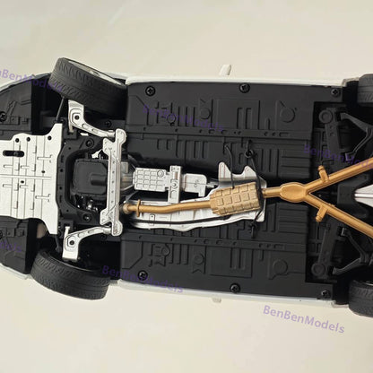 1/18 TopArt MODEL MAZDA RX7 FC3S 1989 White Diecast Model Toy Car Gifts