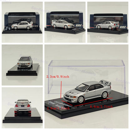 Mitsubishi Lancer GSR Evolution VI TME(CP9A) 2000 With Mud Flap Hobby Japan 1/64