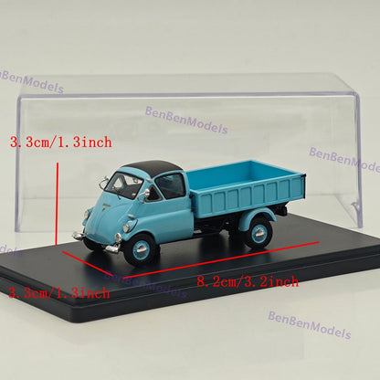 1/43 Matrix Isetta Autocaro Light Blue Small Transport Pickup Model Used