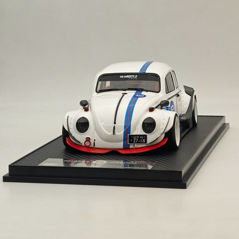 1/18 RAM Collectibles Volkswagen VW Beetle RWB Robert Design White Resin Limited