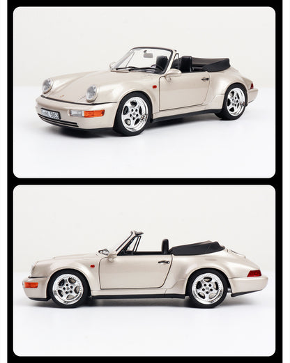 Norev 1:18 911 Speedster WTL 964 Carrera S Targa Alloy Car Model Limited Collectible