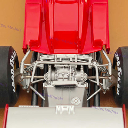 1/18 Tecnomodel Ferrari F1 312 B3-73 #7 SPAIN GP 1973 JACKY ICKX Red Resin Model