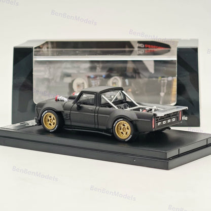 1:64 SW Ford F-150 Performance Hoonigan 1977 Black Diecast Model Car Collection