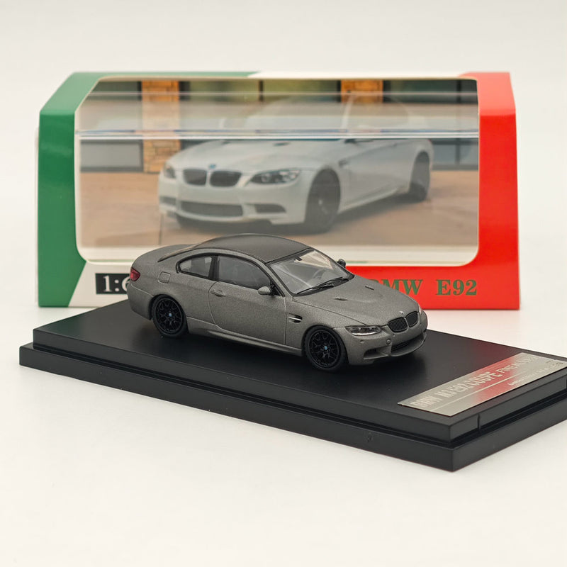 1/64 Fine model Scale BMW M3 E92 COUPE Grey Diecast Car Model Toy Collections