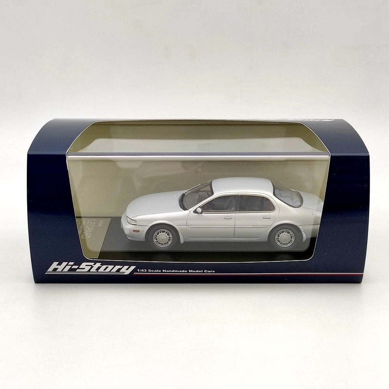 Hi-Story 1/43 Nissan Leopard J.FERIE Type X 1992 HS351SL Resin Model Silver Toys Car Gift