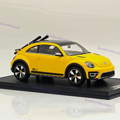1/18 Volkswagen Beetle Dune Concept Radscale Yellow Resin Car Limited Collection