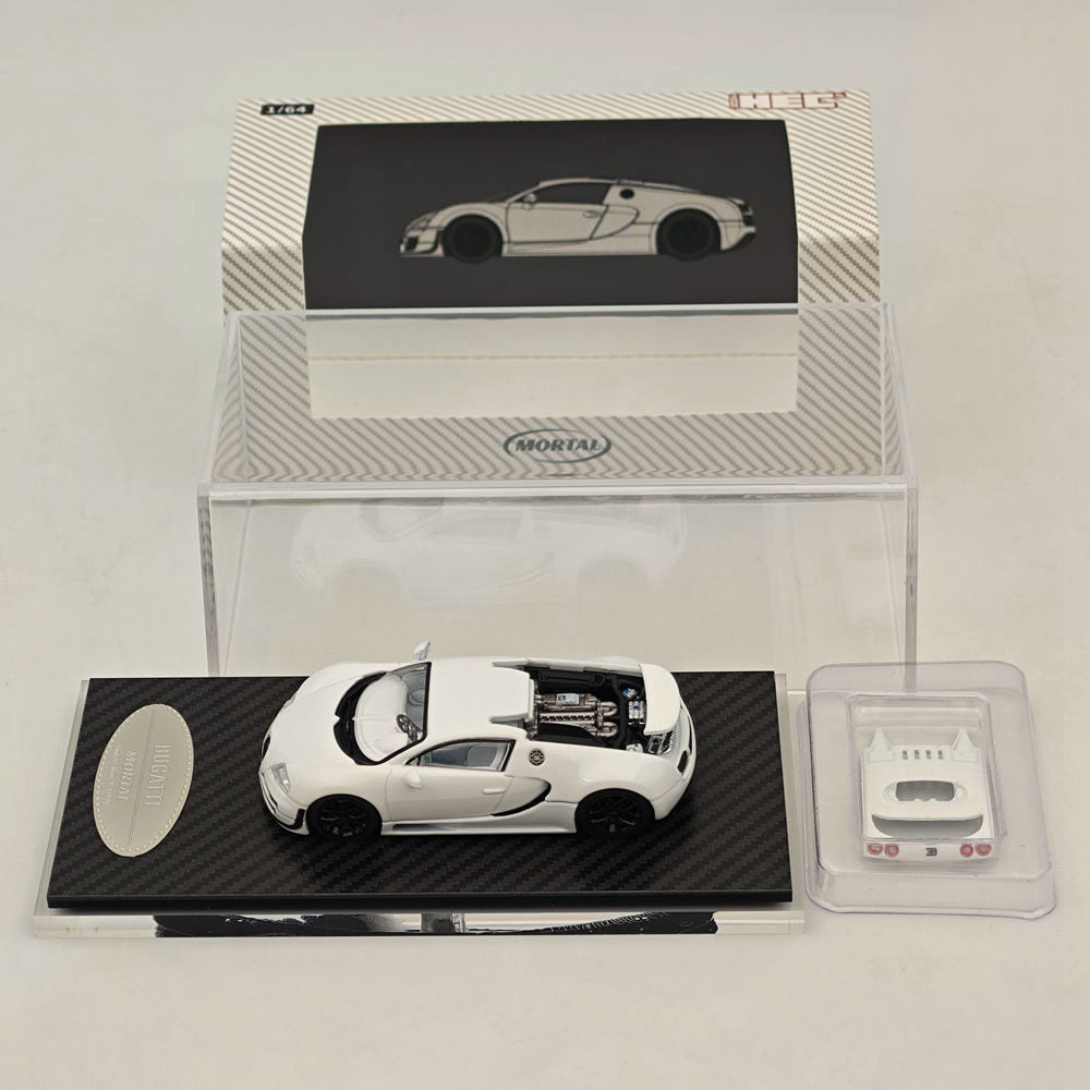 Mortal 1:64 Bugatti Veyron Super Sport 2024 HEC Diecast Toys Car Models Collection Gifts Limited499