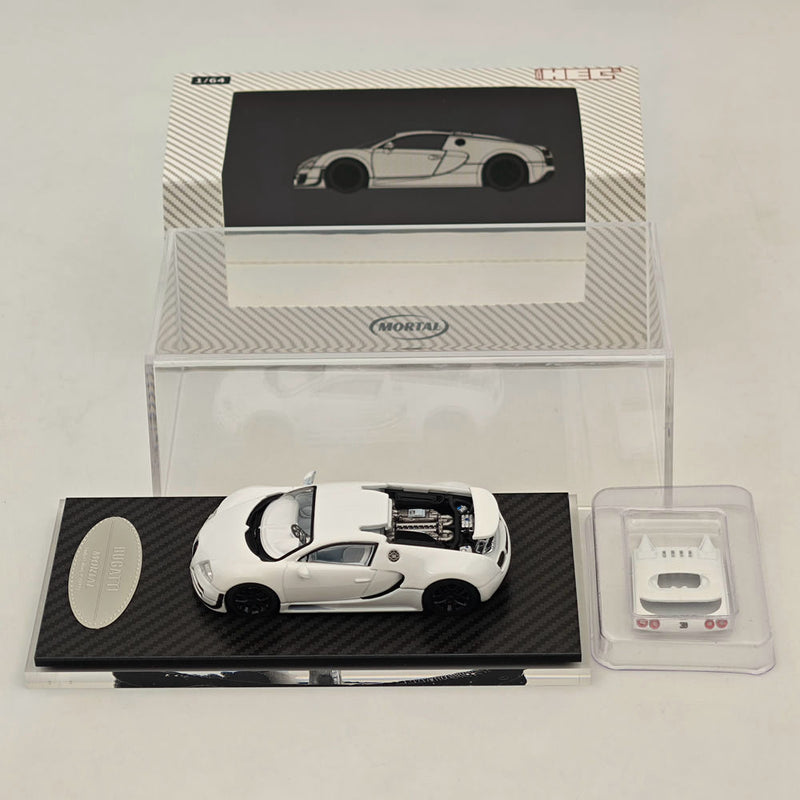 Mortal 1:64 Bugatti Veyron Super Sport 2024 HEC Diecast Toys Car Models Collection Gifts Limited499