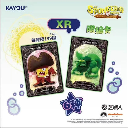 New Spongebob 25th Anniversary Kayou Booster Box 50 Trading Card's Anime Vol 3