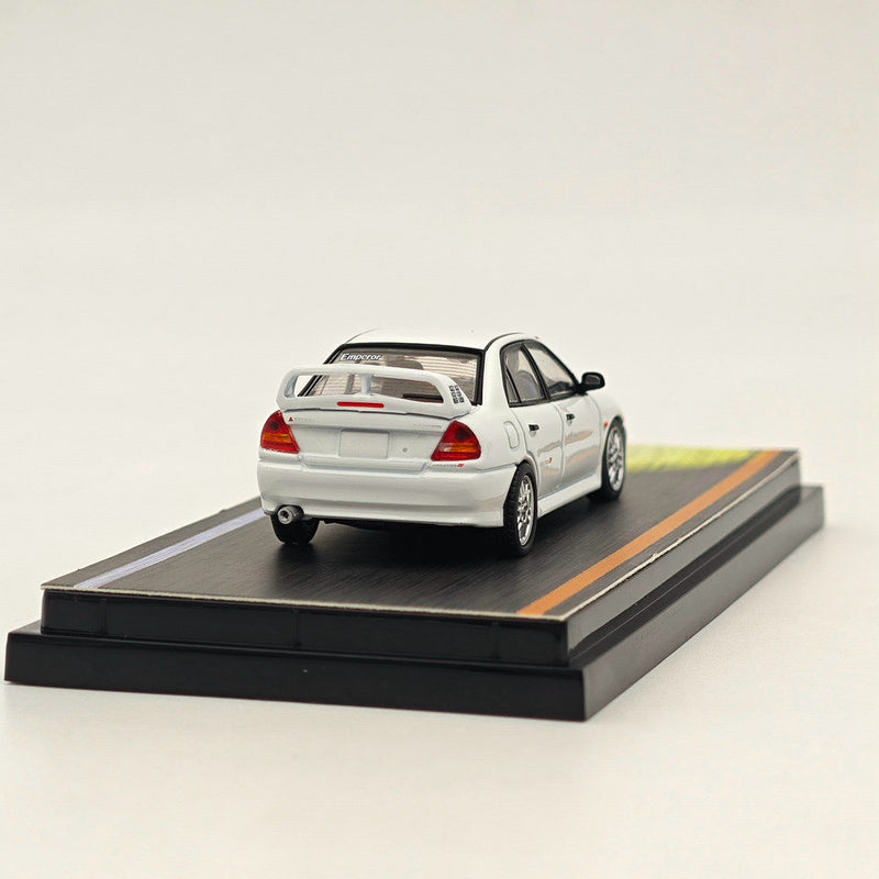 Hobby Japan 1/64 Mitsubishi Lancer RS Evolution IV INITIAL D White HJ642011D Diecast Models Car Limited Collection