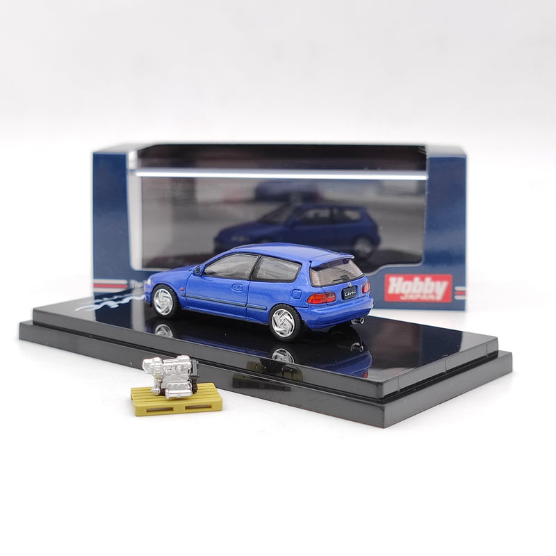 Hobby Japan 1:64 Honda Civic EG6 SiR Ⅱ With Engine Display Model Car HJ641017GBL