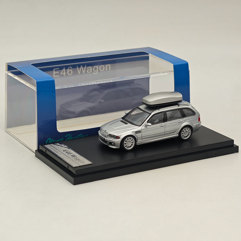 1:64 Stance Hunters E46 Wagon Diecast Model Car Limited Collection Silver