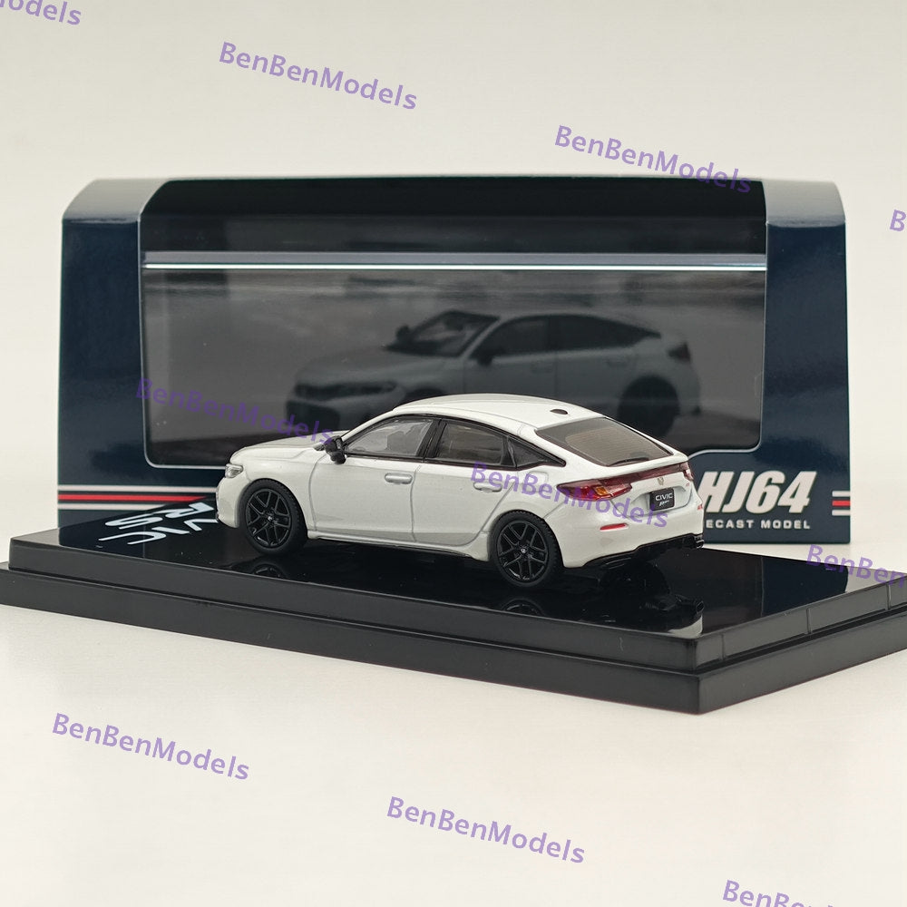 1/64 Hobby Japan CIVIC RS Platinum White Pearl Diecast Model Car HJ642046AW