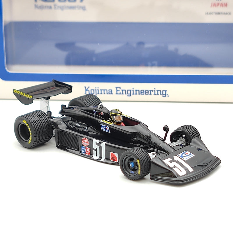 Kyosho 1:43 KOJIMA KE007 1976 FUJI F1 Japan GP Final Ver. #51 M.Hasemi KR431013 Resin Model Car