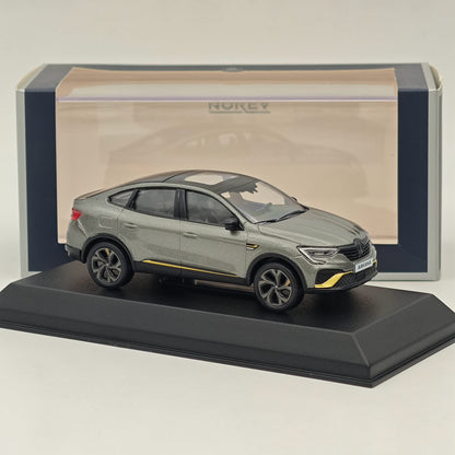 Modèle réduit de voiture moulée sous pression grise Norev Renault Arkana E-Tech, modèle réduit de 2022, 1/43
