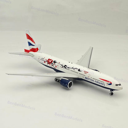 1:200 ARD British Airways Boeing 777-200 / G-YMML / ARDBA84 / WITH STAND/Diecast