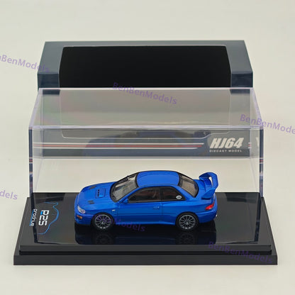 1/64 Hobby Japan Prodrive P25 2023 Impreza 22B Blue Diecast Metal Car