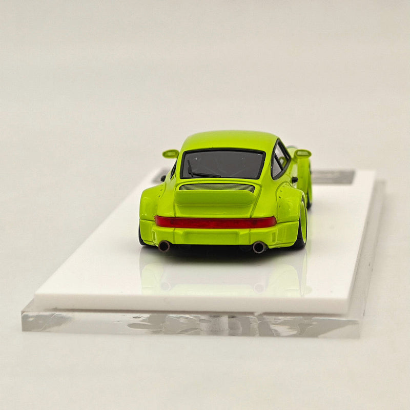 1/64 XKE Porsche 964 RWB RAUH-Welt BEGRIFF Apple Green Resin Models Car Limited Colledtion Auto Gift