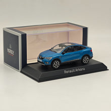 Modèle réduit de voiture moulé sous pression Norev Renault Arkana Techno 2022 Zanzibar, édition limitée, bleu, 1/43 
