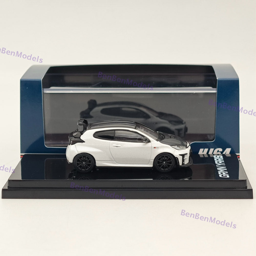 Hobby Japan 1:64 Toyota GRMN YARIS Circuit Package White HJ643024CPW Diecast