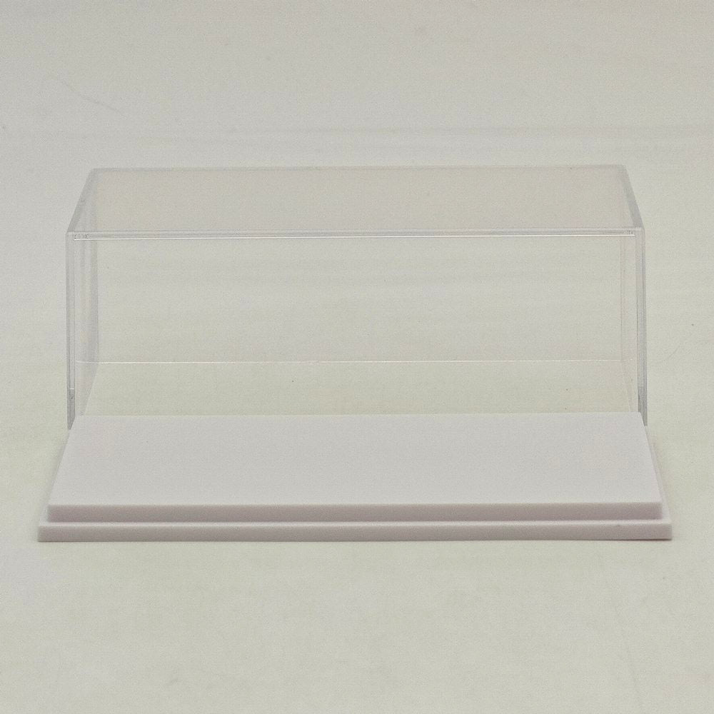 1:64 Scale Diecast Car Acrylic Display Case Dustproof Clear for Mini GT/XCartoys/Mortal/GCD Cars, 4.72"x2.28"x1.77", Red/Black/White
