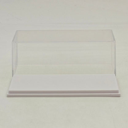 1:64 Scale Diecast Car Acrylic Display Case Dustproof Clear for Mini GT/XCartoys/Mortal/GCD Cars, 4.72"x2.28"x1.77", Red/Black/White
