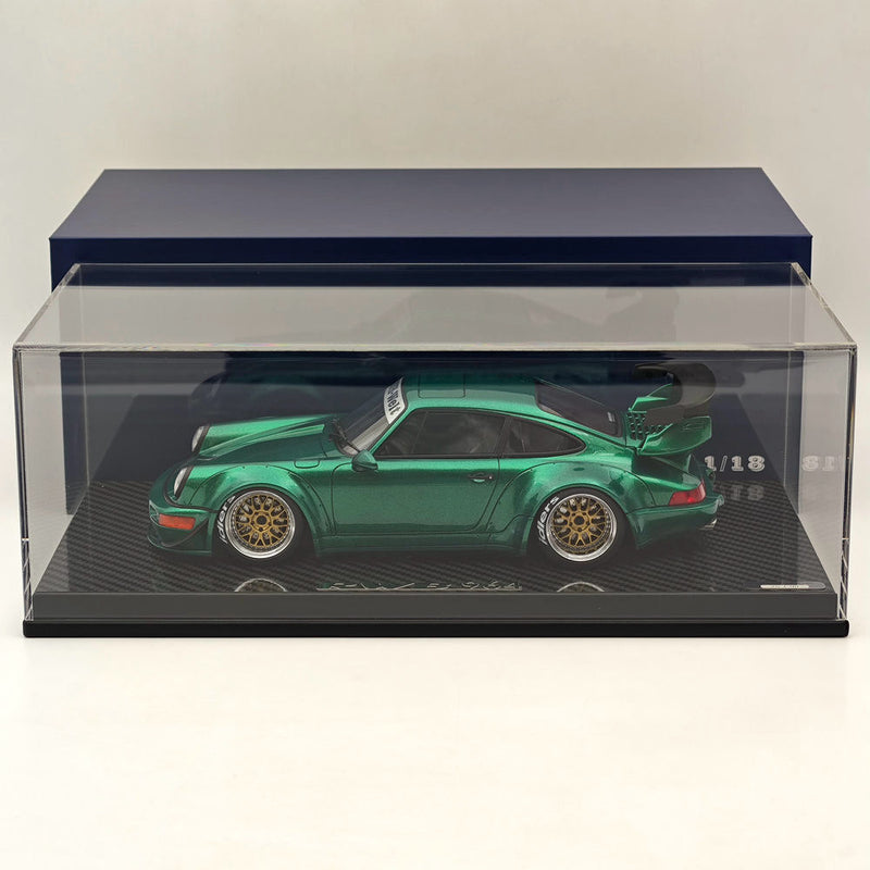 *RARE* TGM Model 1/18 RWB Porsche 911 964 Metallic Green TGM18002 Resin Limited Edition Collection