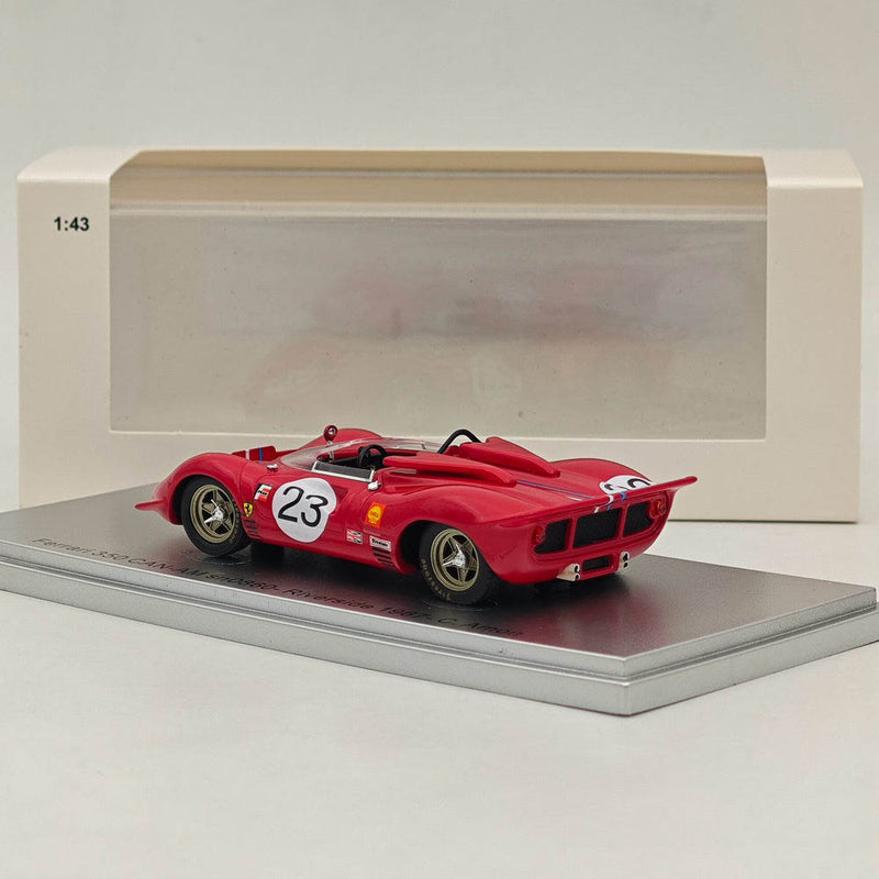 Kess-Model 1/43 Ferrari 350 CAN-AM sn0860-Riverside 1967-C.Amon Resin Model Red