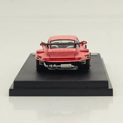 1:64 SW 993 911 #98 #91 Matte Pink / Green Diecast Model Car Limited Edition