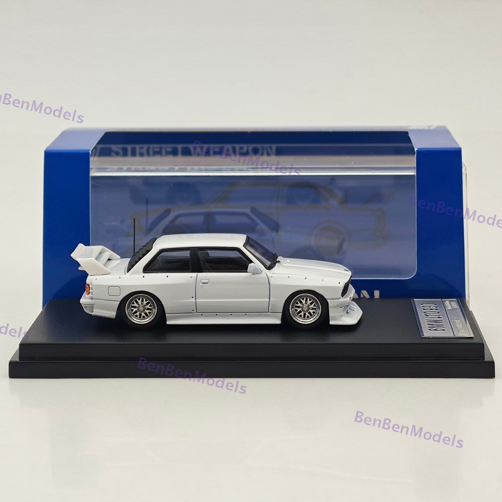 1:64 SW BMW M3 E30 LTO Coupe Widebody Sport Model Diecast Metal Car Collection
