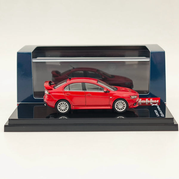 Hobby Japan 1/64 Mitsubishi Lancer Evolution X Phantom Red Metallic HJ641053AR Diecast Model Car Limited Collection