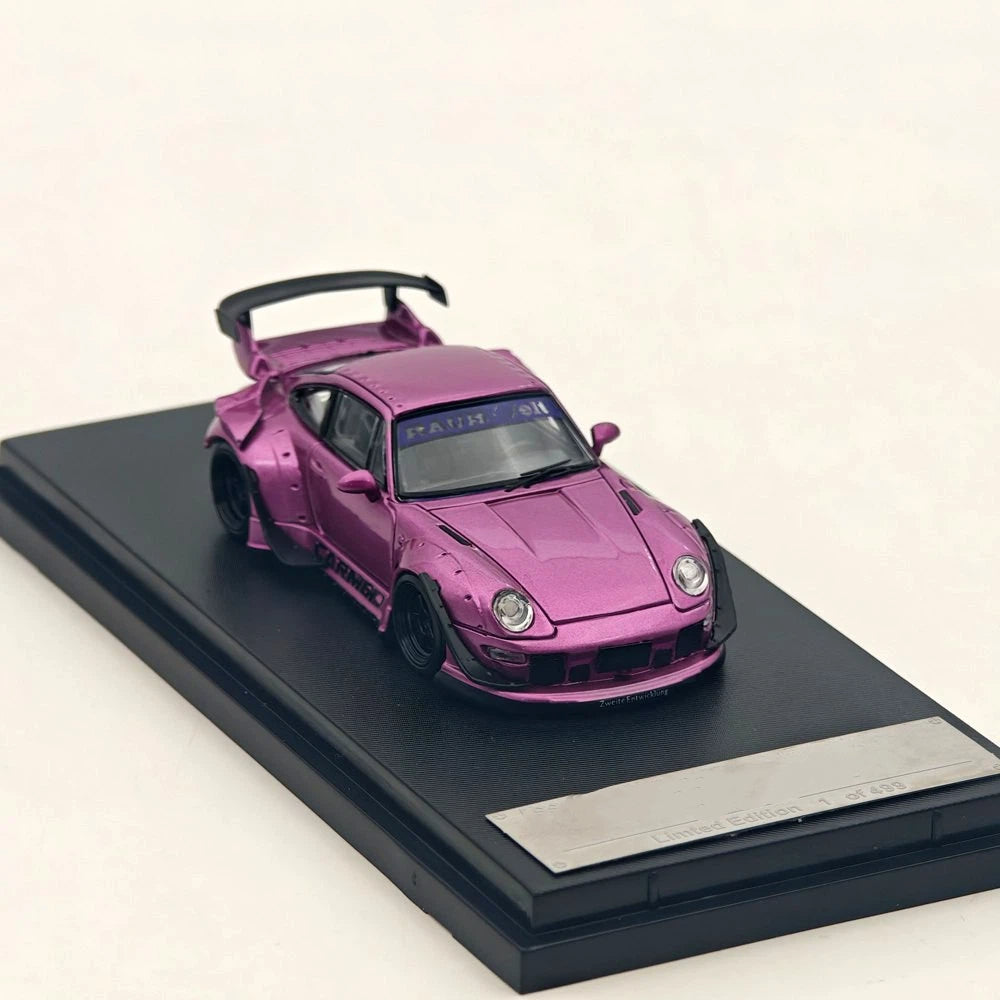 1:64 SW 993 Carmen Purple Metallic Limited Collectible alloy car model