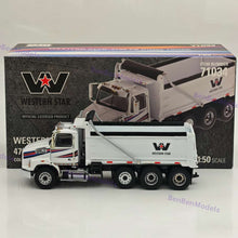 1/50 DM WESTERN STAR 4700 SB Dump Truck White Diecast Model 71034 Toy Gift
