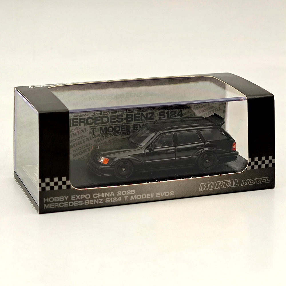 1:64 Mortal BENZ S124 T MODEII EVO2 Wagon 2025 HEC Diecast Toys Car 1:64 Mortal BENZ S124 T MODEII EVO2 Wagon 2025 HEC Diecast Toys Car