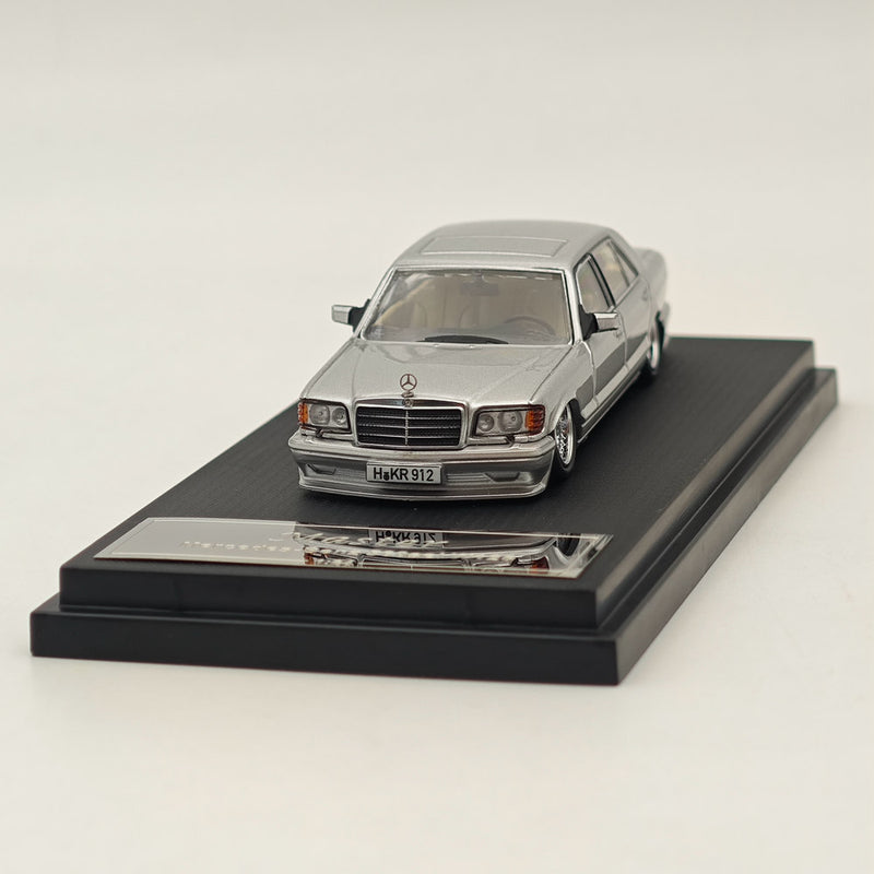 Master 1:64 Mercedes-Benz S560sel W126 Diecast Toys Car Models Miniature Hobby Collection Gifts