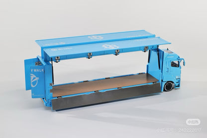 1/64 GCD x LB Fuso Transporter Bb Blue Models- 2025 Shanghai Toy Show