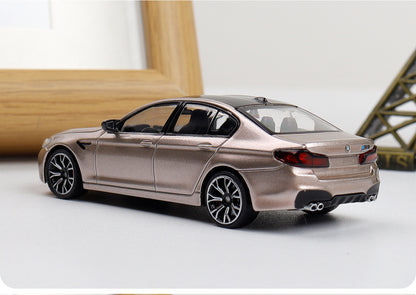 HM 1:64 Scale M5 F90 Four-Door Coupe Die-Cast Toys Car Model Collection 5 Series
