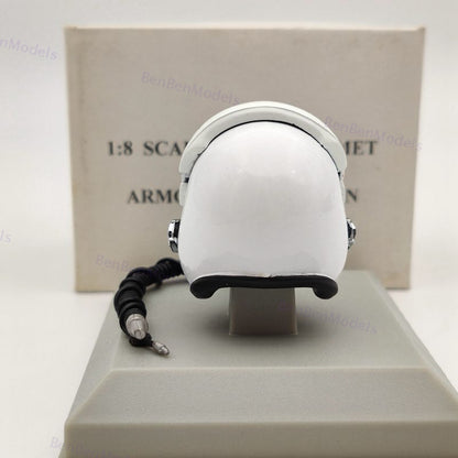 1:8 Scale CDC Armour Pilot Helmet HGU 26P Red Devils #6014 Diecast Model