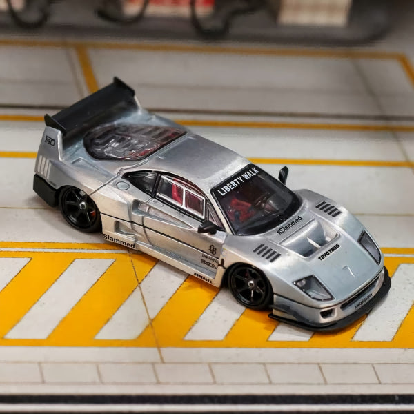 Ghost Player 1/64 F40 LBWK Clear varnish Special Edition Racing Sport Model Die Casting Model Car Limited Series