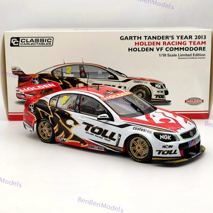 Classic Carlectables 1:18 Garth Tander's 2013 Toll VF Commodore #2 18534