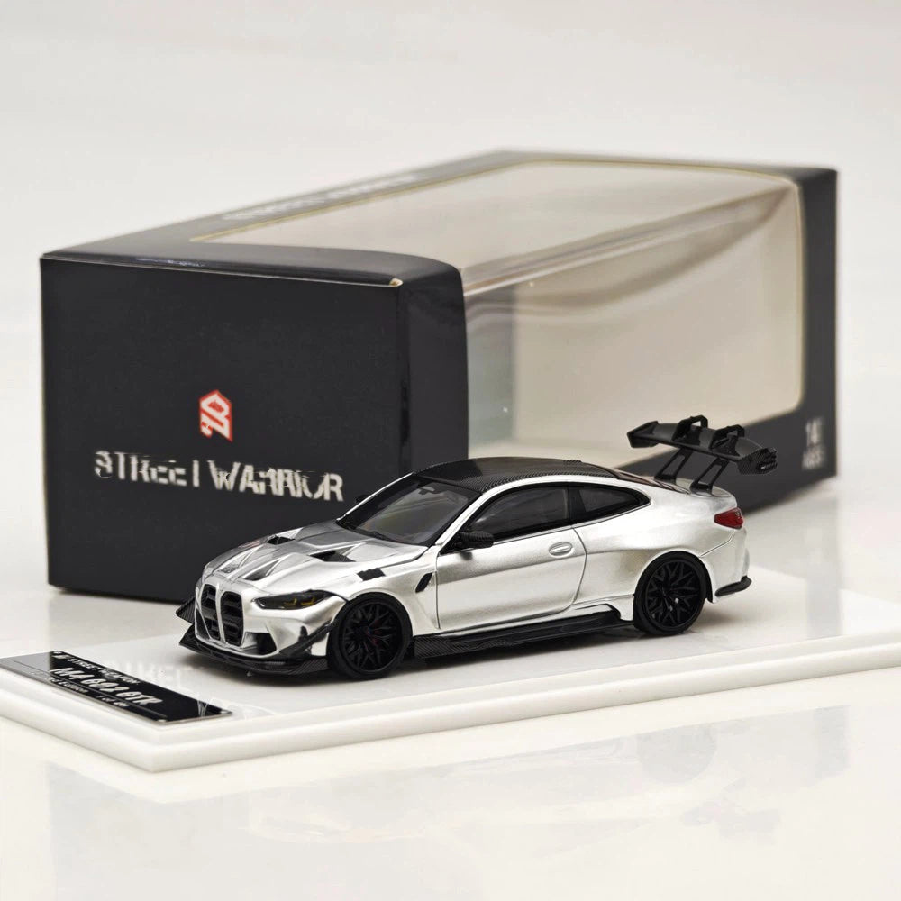 Street Weapon SW 1/64 M4 G82 GTR Lightning Purple Full Widebody Kit Diecast Model Car Limited Edition
