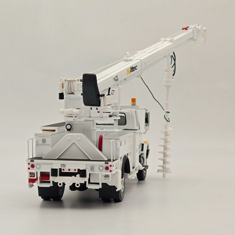 FIRST 1/34 lnternational DuraStar with Utility Digger Derick Body White 10-4053