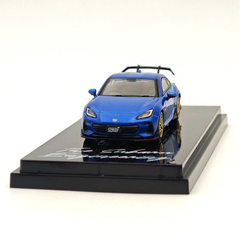 Hobby Japan 1:64 SUBARU BRZ STI Performance WR Blue Pearl HJ642047SBL Diecast Models Car Collection