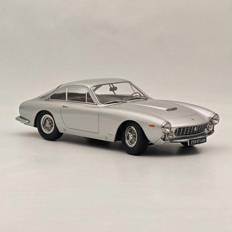 KK-Scale 1:18 Ferrari 250 GT Lusso 1962 Silver Diecast Models Car Collectionr