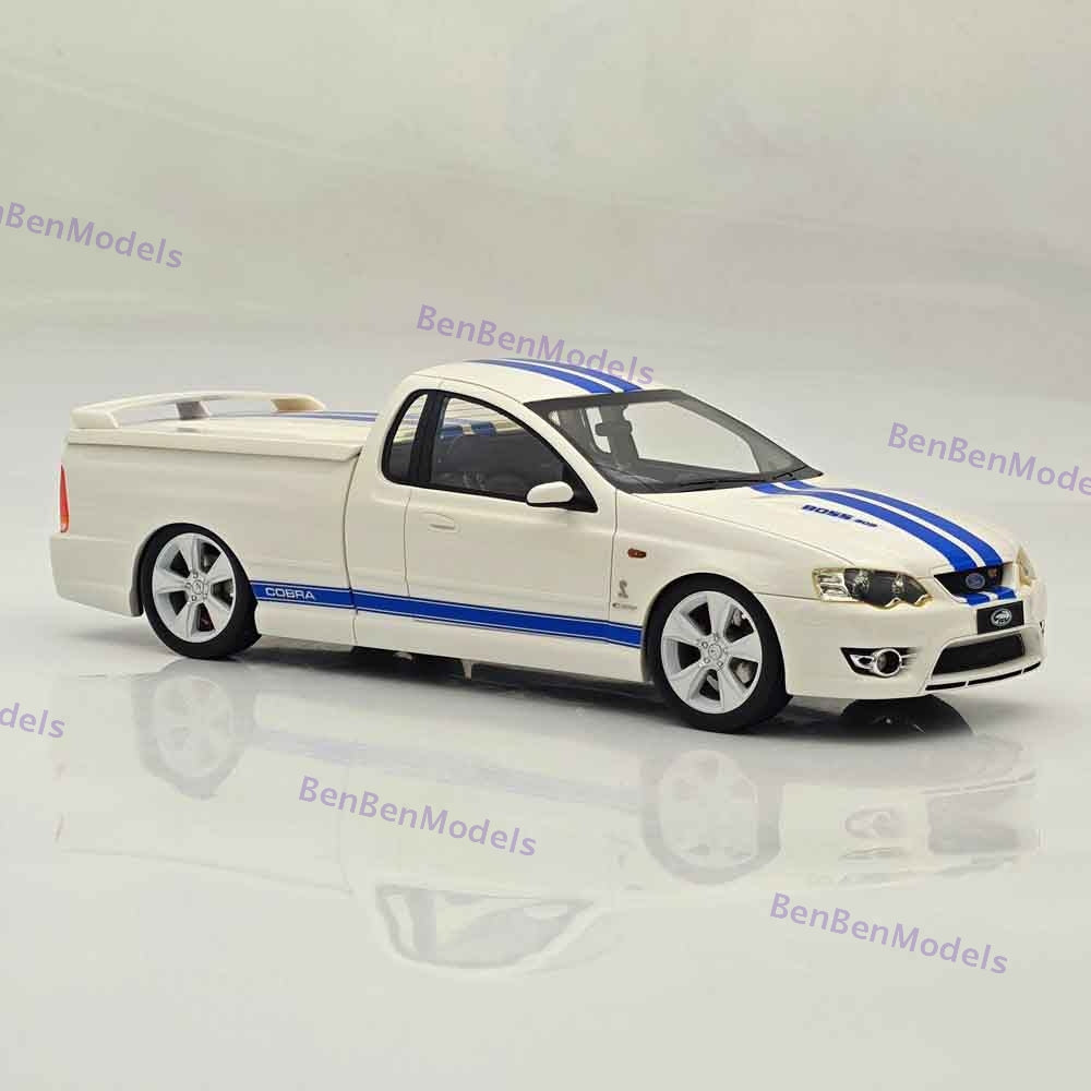 1:18 Ford BF GT Cobra UTE White Cobra High Performance Pickup Model Limited