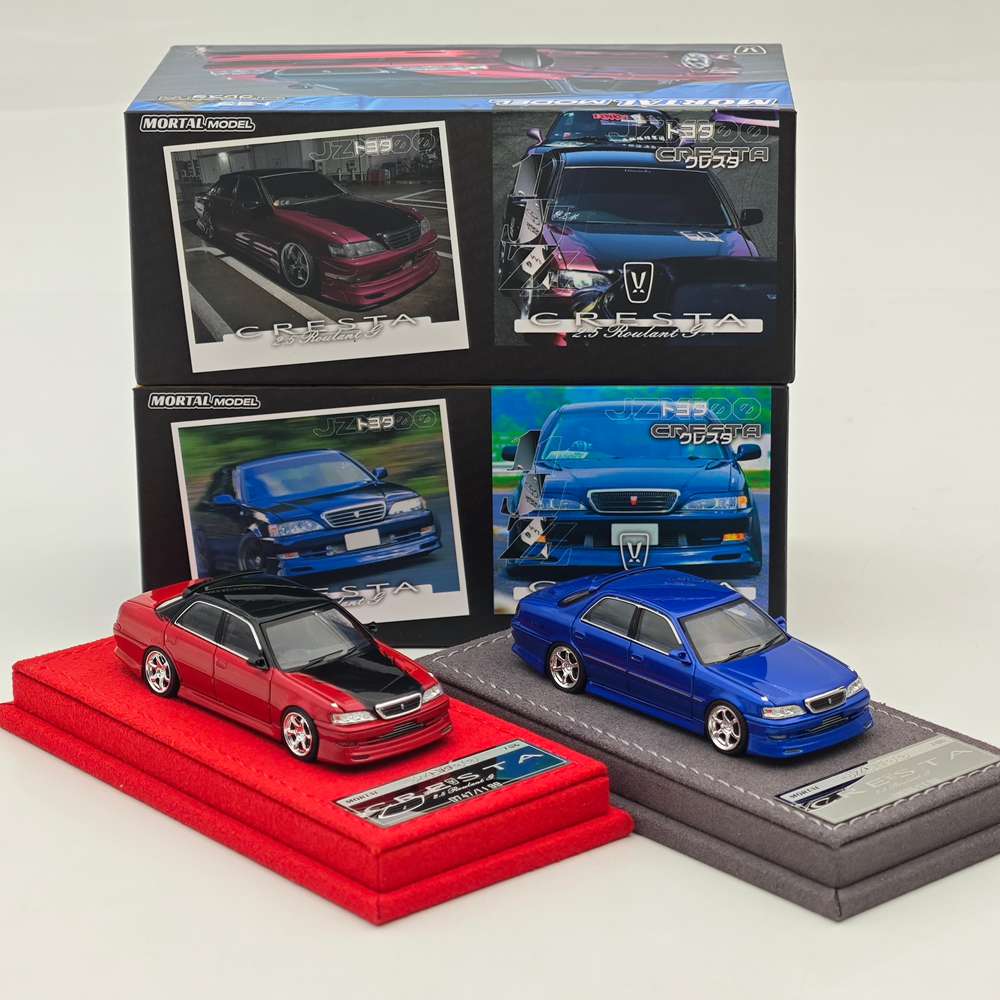 Mortal 1:64 JDM Cresta X100 5th Gen Alloy Collectible Toys Car Models Figurine Decoration Gift