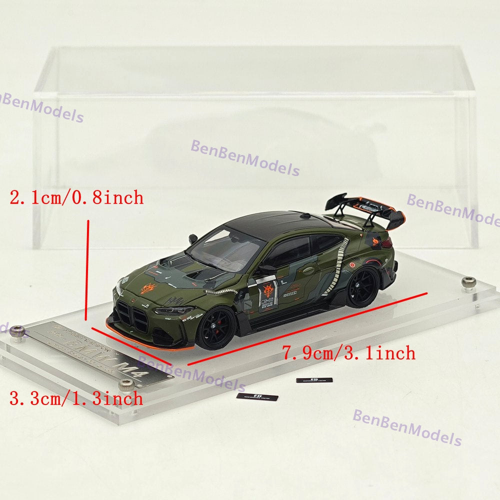 APA SW 1:64 M4 G82 Green Expo Exclusive Widebody Diecast Metal Car