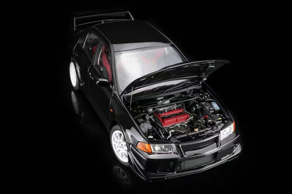 Pre-order MOTORHELIX 1:18 Lancer Evolution VI GSR T.M.E. (6.5) Full Opening Diecast Model Car