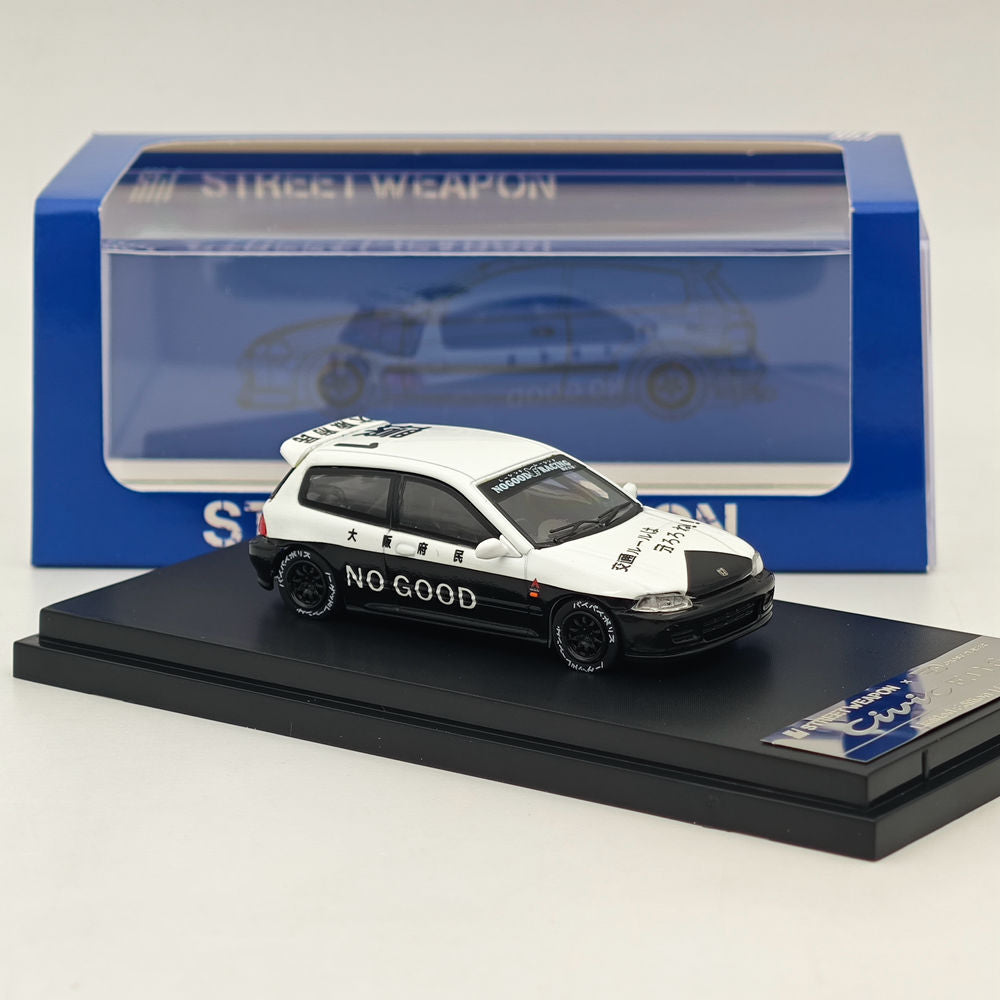 Street Weapon 1/64 Honda Civic EG6 OSAKA JDM Police livery